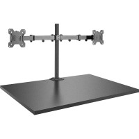 Lindy Dual Display Bracket with Pole and Desk Clamp