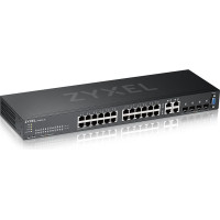 Zyxel GS2220-28-EU0101F tīkla pārslēgs Vadīts L2 Gigabit Ethernet (10/100/1000) Melns