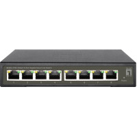 Level One LevelOne GES-2108 tīkla pārslēgs Vadīts L2 Gigabit Ethernet (10/100/1000) Melns