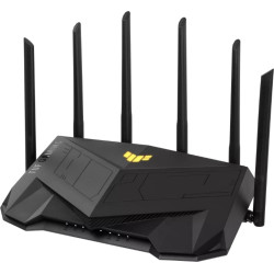 Asus TUF Gaming AX6000 (TUF-AX6000) bezvadu rūteris Tīkls Gigabit Ethernet Divkāršā frekvenču josla (2.4 GHz / 5 GHz) Melns