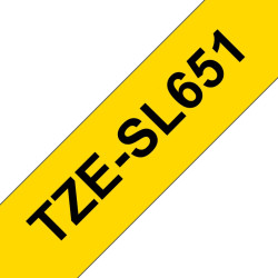 Brother TZE-SL651 marķēšanas lenta Melns uz zelta