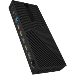 Icy Box IB-DK2246AC Vadu USB 3.2 Gen 2 (3.1 Gen 2) Type-A Melns