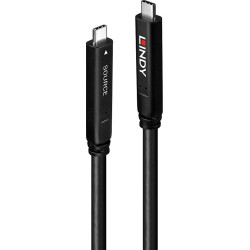 Lindy 43399 USB kabelis USB 3.2 Gen 1 (3.1 Gen 1) 15 m USB C Melns