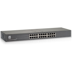 Level One LevelOne GSW-2457 tīkla pārslēgs Nepārvaldīts Gigabit Ethernet (10/100/1000) Melns