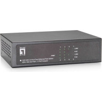 Level One LevelOne FEP-0812 tīkla pārslēgs Fast Ethernet (10/100) Power over Ethernet (PoE) Melns