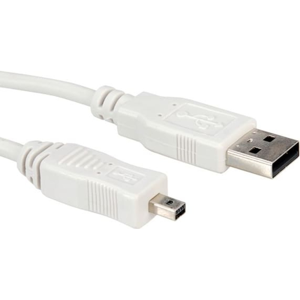 USB 2.0 kabelis A-Fuji M, M/M, 1.8m,  Roline