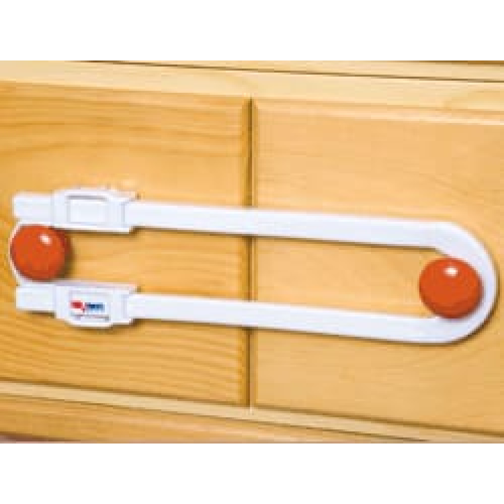 Long Cabinet Lock 2 unidades Heat Sealed Blister