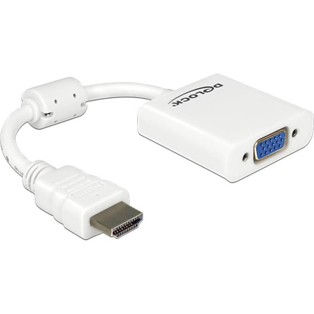 Delock Adapter HDMI-A male > VGA female white