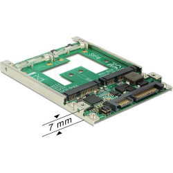 Delock 2.5 Converter SATA 22 pin  mSATA with RAID