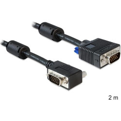 Delock Cable SVGA 2 m male-male angled