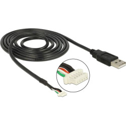 Delock Connection Cable USB 2.0 Type-A male > 5 pin camera plug V5 V51 1.5 m
