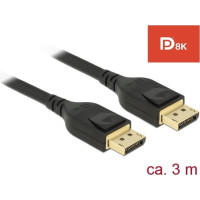 Delock DisplayPort cable 8K 60 Hz 3 m DP 8K certified