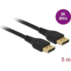 Delock DisplayPort 1.2 cable 4K 60 Hz 5 m without latch