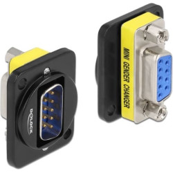 Delock D-Type Module DB9 plug to DB9 female