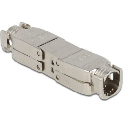 Delock Coupler for network cable Cat.6A STP toolfree