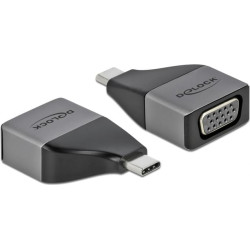 Delock USB Type-C™ Adapter to VGA (DP Alt Mode) 1080p – compact design