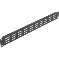 Delock 19″ Network Cabinet Panel with ventilation slots horizontal 1U black