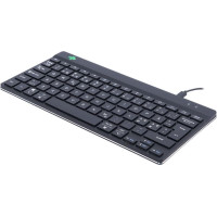 R-Go Tools R-Go Tastatur Compact Break Nordic-Layout schwarz