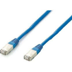 Equip Patchkabel Cat6A  S/FTP 2xRJ45  0.50m blau   Plat.LSZH Polybeutel
