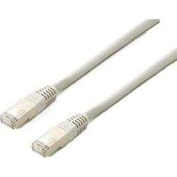 Equip Patchkabel Cat6A  S/FTP 2xRJ45  0.50m weiß   Plat.LSZH Polybeutel