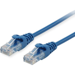 Equip Patchkabel Cat6   U/UTP 2xRJ45  0.25m blau Polybeutel