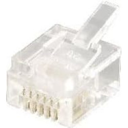 Equip Modularstecker Western 6P6C RJ12 100 Stück