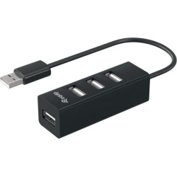 Equip USB-Hub 4-Port 2.0  ->4x2.0      ohne Netzteil schwarz