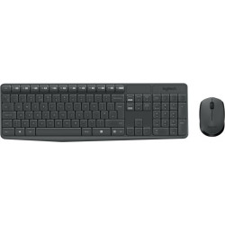 Logitech Wireless Keyboard+Mouse MK235 black retail