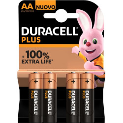 Duracell Batterie Plus NEW - AA (MN1500/LR06) Mignon    4St.