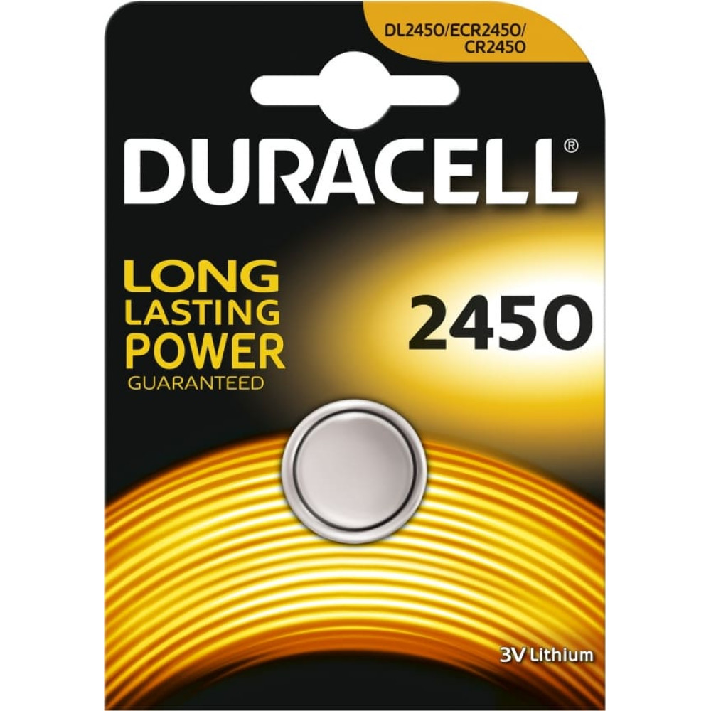 Duracell Batterie Knopfzelle CR2450 3.0V Lithium        1St.