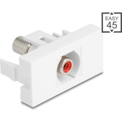 Delock Easy 45 Module RCA female to RCA female red / white
