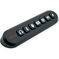 Roline USB 3.2 Gen 1 Hub, 7 Ports, USB Type A Connection Cable, with Power Supply, Swappable Buttons