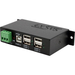 Exsys EX-1163HMS USB 2.0 Hub Metall 4-Port