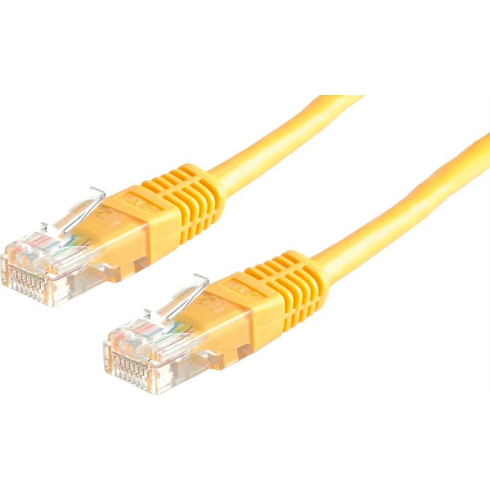 Secomp UTP Patch Cord, Cat.6 (Class E), yellow, 10 m