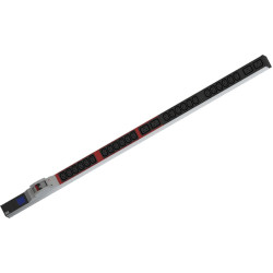 Bachmann BN0500 19" PDU 1U 24xC13 4xC19, power measurement, CEE 32A connection, blue