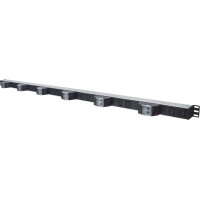 Intellinet 163668 energosadales vienība, PDU 12 Maiņstrāvas izvade (-s) 36U Melns, Sudrabs