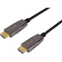 Equip 119455 HDMI kabelis 50 m HDMI Type A (Standard) Melns
