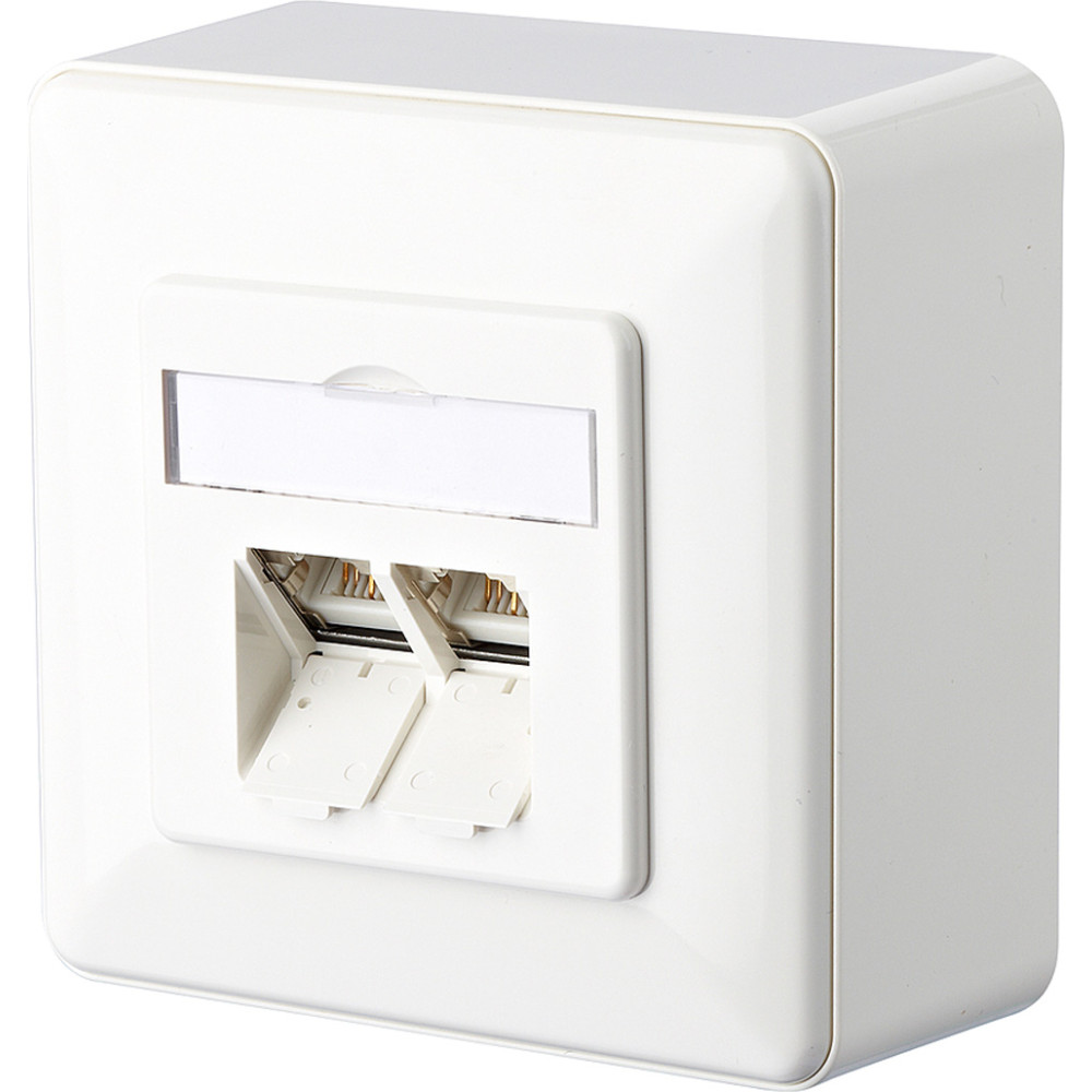 Metz Connect E-DAT C6 2 port AP, pure white