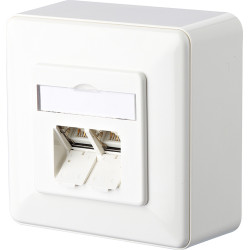 Metz Connect E-DAT C6 2 port AP, pure white
