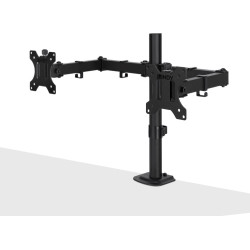 Lindy Dual Adjustable Display Mount - Black