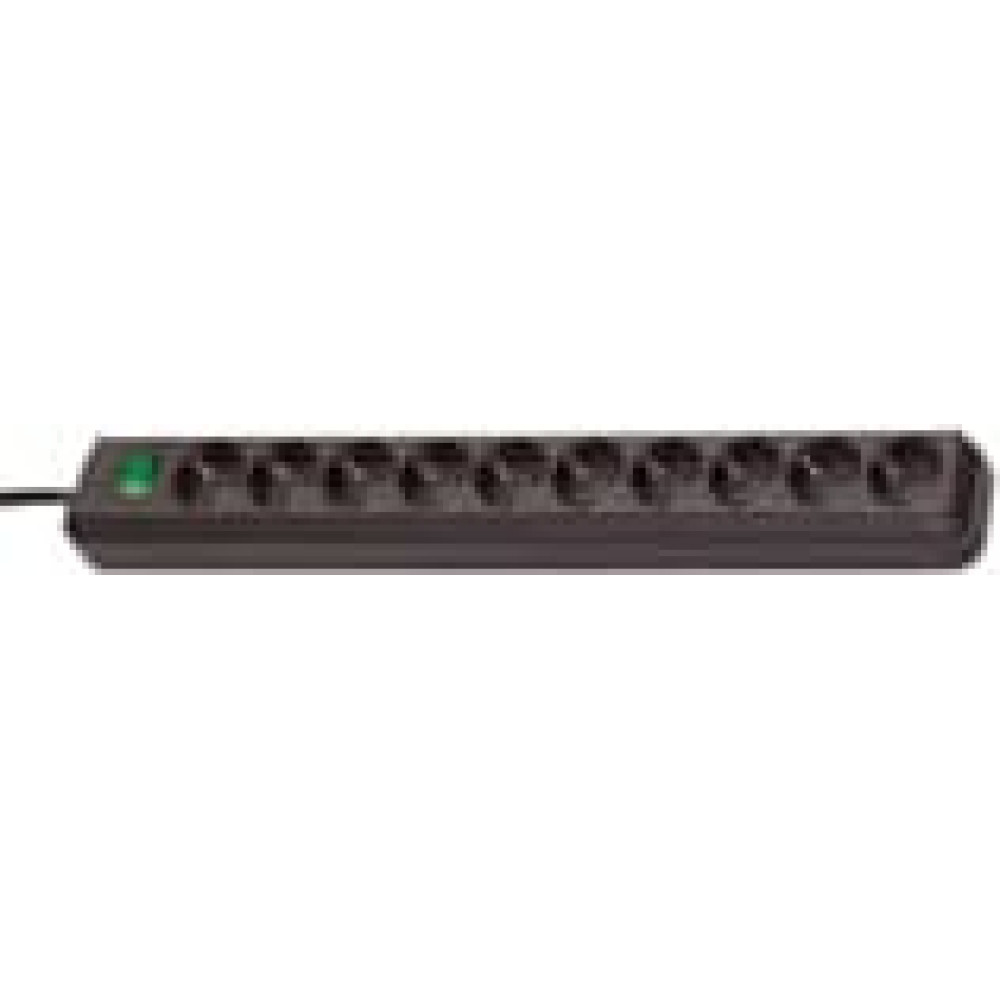 Brennenstuhl Steckdosenleiste ECO-Line  10x 3m schwarz