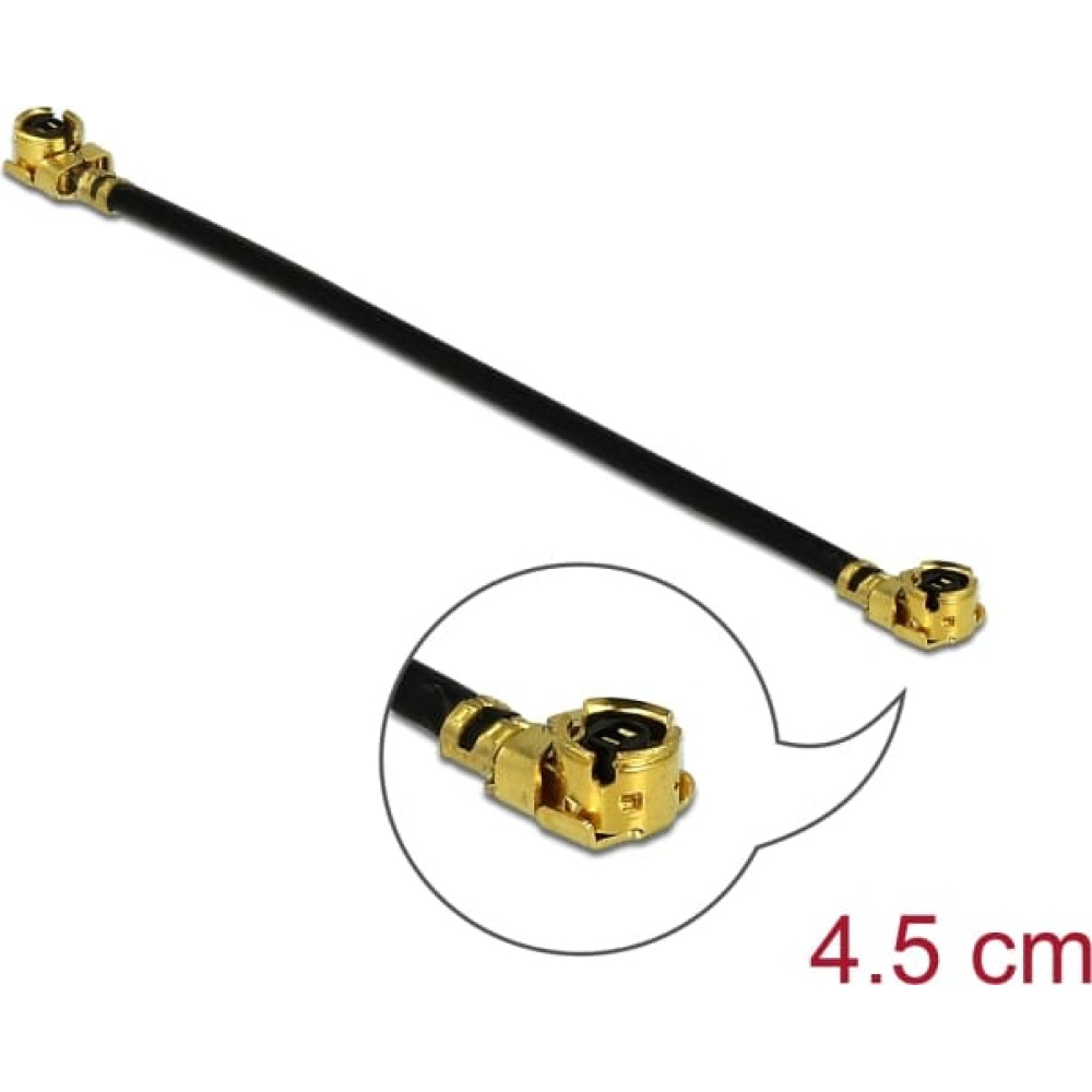 Delock Antenna Cable I-PEX Inc., MHF® I plug to I-PEX Inc., MHF® I plug 1.13 4.5 cm