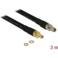 Delock Antenna Cable SMA plug > SMA jack CFD400 LLC400 3 m low loss