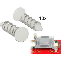 Delock Snap Rivet for heat sink - set 10 pieces white