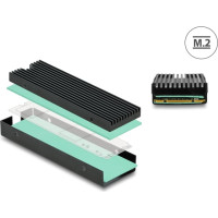 Delock Heat Sink for M.2 SSD 2280 black