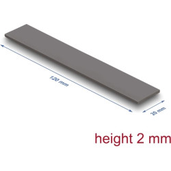 Delock Thermal Conductive Pad 120 x 20 x 2 mm for M.2 modules 3.2 W/mK - Low Oil Bleeding