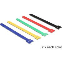 Delock Hook-and-loop fasteners coloured L 240 x W 12 mm 10 pieces