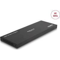 Delock HDMI Splitter 1 x HDMI in to 8 x HDMI out 4K 60 Hz with downscaler