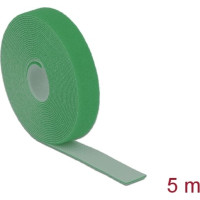 Delock Hook-and-loop tape on roll L 5 m x W 20 mm green