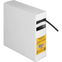 Delock Heat shrink tube Box, with inside adhesive, shrinkage ratio 3:1, 5 m x 3.2 mm black